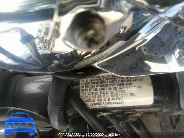1998 KAWASAKI VN800 JKBVNCA11WB500297 image 9