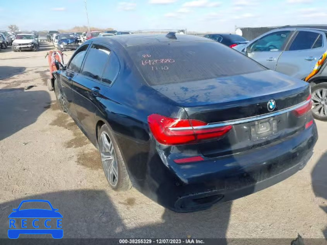 2016 BMW 740I WBA7E2C59GG547639 зображення 2