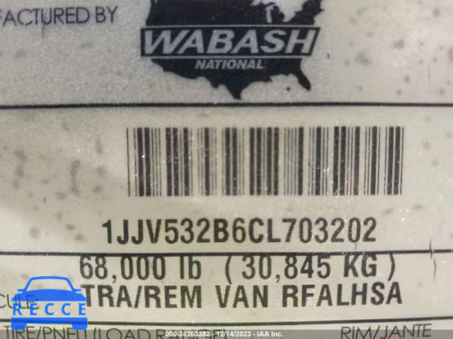 2012 WABASH NATIONAL CORP WABASH NATIONAL CORP 1JJV532B6CL703202 image 8