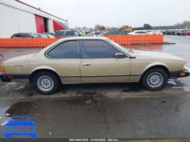 1987 BMW 635 CSI AUTOMATICATIC L6 WBAEC8406H0613836 image 12