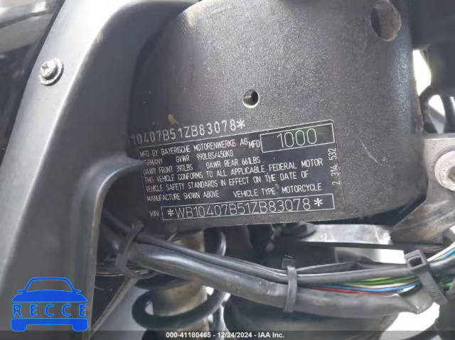 2001 BMW R1100 RL WB10407B51ZB83078 image 9