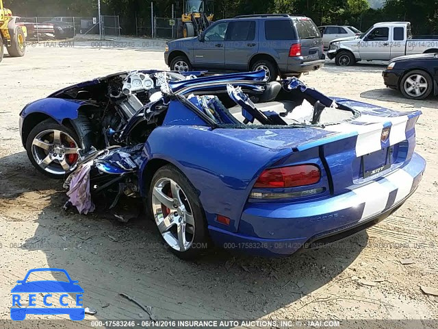 2006 DODGE VIPER SRT-10 1B3JZ69Z16V100295 image 2