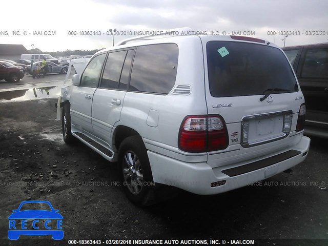 2004 LEXUS LX 470 JTJHT00W643538251 image 2