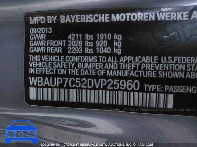 2013 BMW 128 I WBAUP7C52DVP25960 image 8