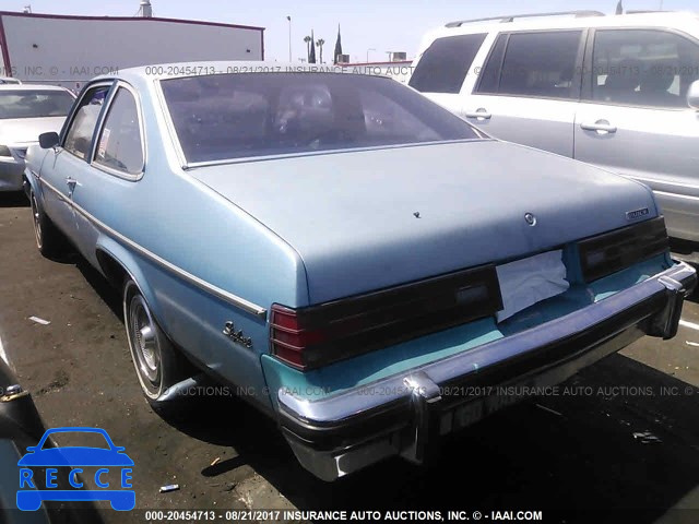 1976 BUICK SKYLARK 4B27F6L110309 image 2