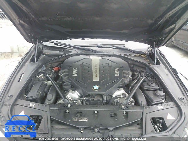 2013 BMW 550 I WBAFR9C57DD227015 зображення 9