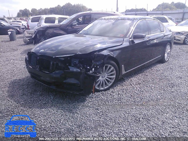 2016 BMW 740 I WBA7E2C52GG503949 зображення 1