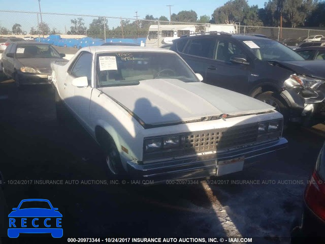 1986 CHEVROLET EL CAMINO 3GCCW80H1GS912817 зображення 0