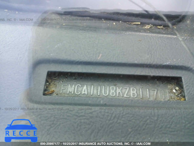 1989 FORD AEROSTAR 1FMCA11U8KZB11701 image 8