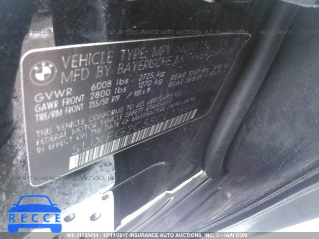 2012 BMW X6 XDRIVE35I 5UXFG2C55CL778840 image 8