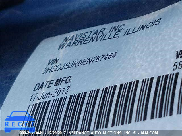 2014 INTERNATIONAL PROSTAR 3HSDJSJR0EN787464 image 9