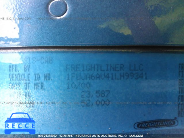 2001 FREIGHTLINER COLUMBIA COLUMBIA 1FUJA6AV41LH99341 image 9