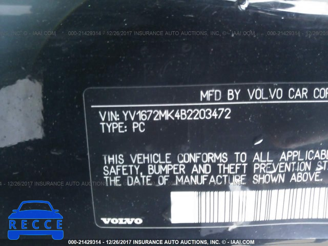 2011 VOLVO C30 T5 YV1672MK4B2203472 image 8