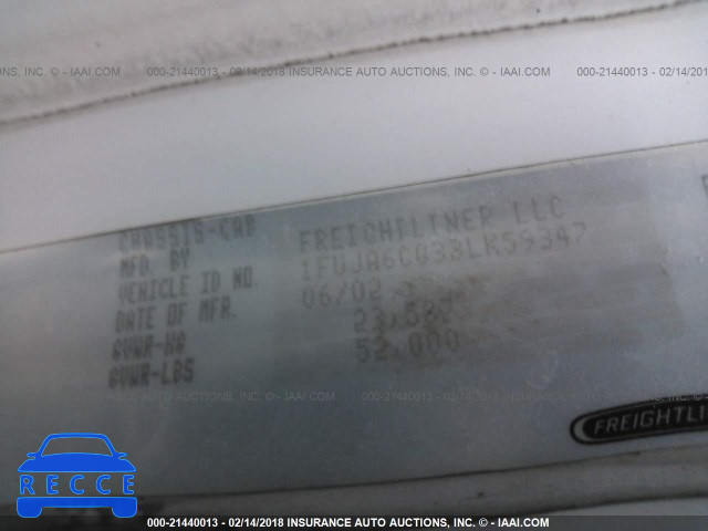 2003 FREIGHTLINER COLUMBIA COLUMBIA 1FUJA6CG33LK59347 image 9