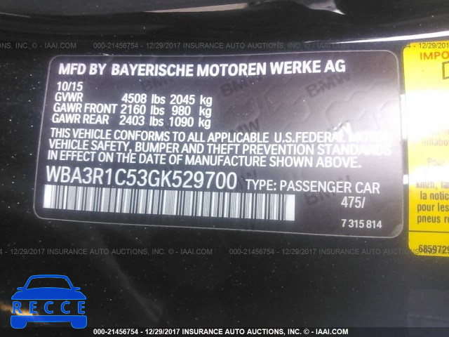 2016 BMW 435 I WBA3R1C53GK529700 зображення 8