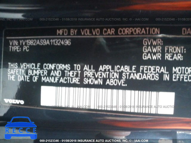 2010 VOLVO S80 3.2 YV1982AS9A1132496 image 8