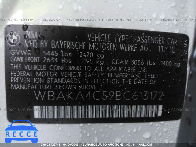 2011 BMW 740 I WBAKA4C59BC613172 image 8