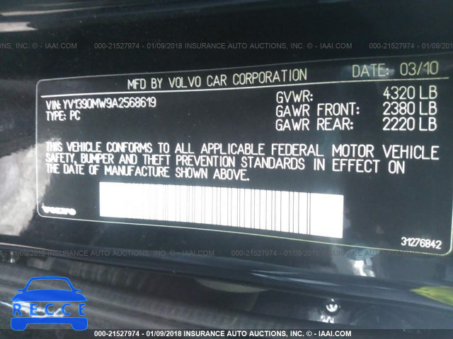 2010 VOLVO V50 2.4I YV1390MW9A2568619 image 8