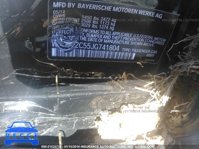 2018 BMW 740 I WBA7E2C55JG741804 image 8