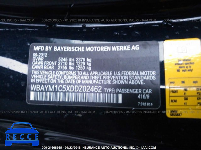 2013 BMW 650 XI WBAYM1C5XDDZ02462 image 8
