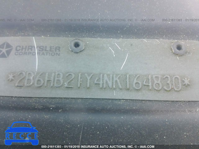 1992 DODGE RAM VAN B250 2B6HB21Y4NK164830 image 8
