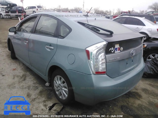 2013 TOYOTA PRIUS PLUG-IN JTDKN3DP3D3036515 зображення 2