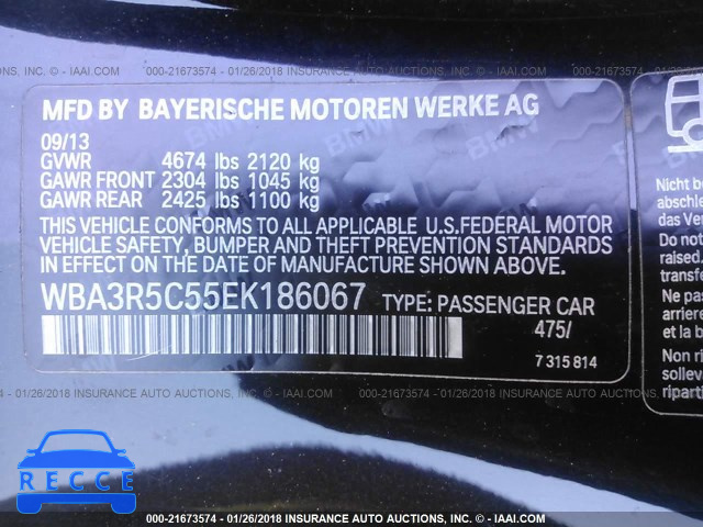 2014 BMW 435 XI WBA3R5C55EK186067 image 8
