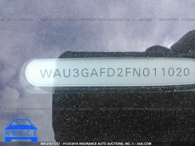 2015 AUDI A8 L QUATTRO WAU3GAFD2FN011020 зображення 8