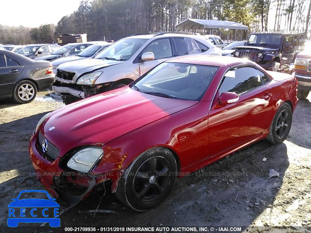 2002 MERCEDES-BENZ SLK 320 WDBKK65F52F256698 image 1