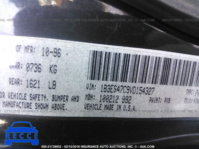 1997 DODGE NEON HIGHLINE/SPORT 1B3ES47C9VD154327 зображення 8