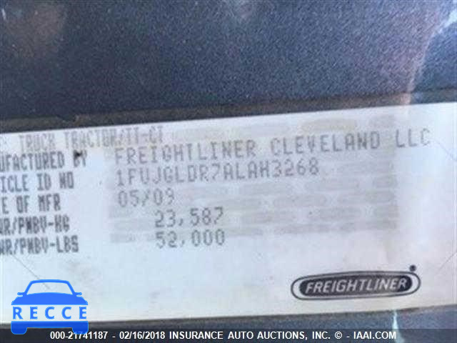 2010 FREIGHTLINER CASCADIA 125 1FUJGLDR7ALAH3268 image 9