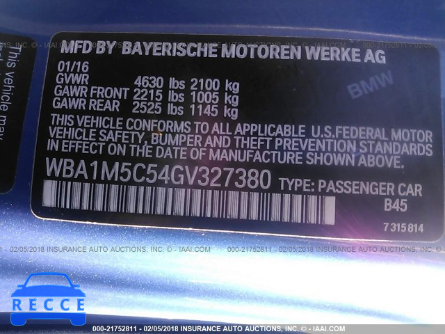 2016 BMW M235XI WBA1M5C54GV327380 image 8