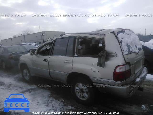 2000 LEXUS LX 470 JT6HT00W3Y0091167 image 2