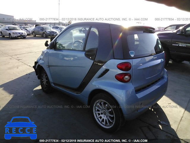 2012 SMART FORTWO PURE/PASSION WMEEJ3BA9CK539270 зображення 2