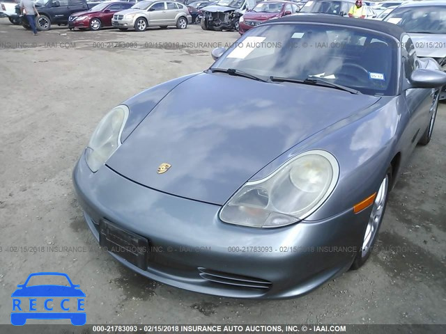 2003 PORSCHE BOXSTER WP0CA29893U622169 зображення 1