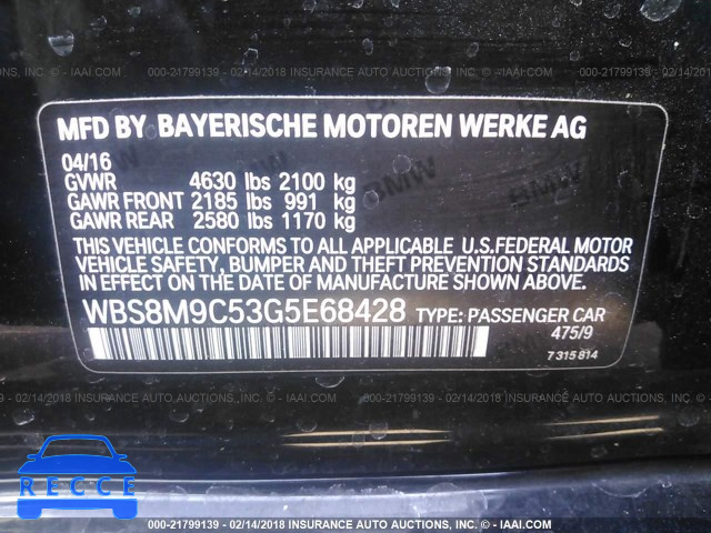 2016 BMW M3 WBS8M9C53G5E68428 Bild 8
