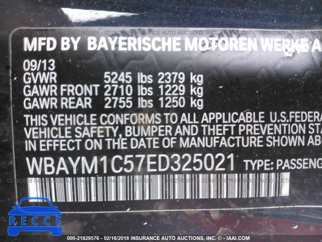 2014 BMW 650 XI WBAYM1C57ED325021 image 8