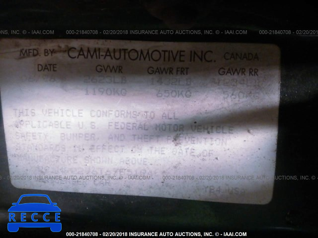 1996 GEO METRO LSI 2C1MR2296T6785194 image 8