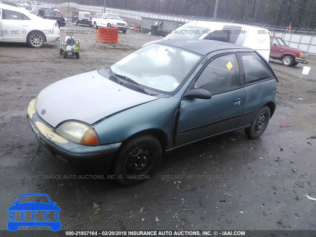 1997 GEO METRO LSI 2C1MR2298V6720172 зображення 1