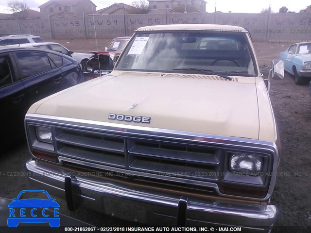 1986 DODGE D-SERIES D150 1B7HD14W3GS074975 Bild 5