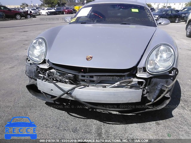 2006 PORSCHE CAYMAN S WP0AB29876U782477 image 5