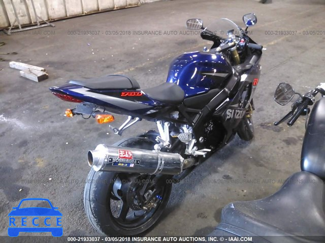 2005 SUZUKI GSX-R750 K JS1GR7JA452107661 image 3