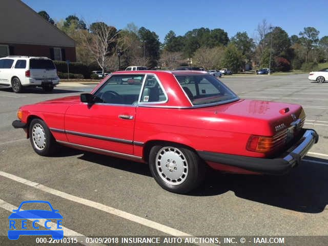 1987 MERCEDES-BENZ 560 SL WDBBA48D5HA067587 зображення 2