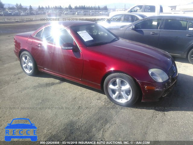 2002 MERCEDES-BENZ SLK 320 WDBKK65F62F250506 image 0