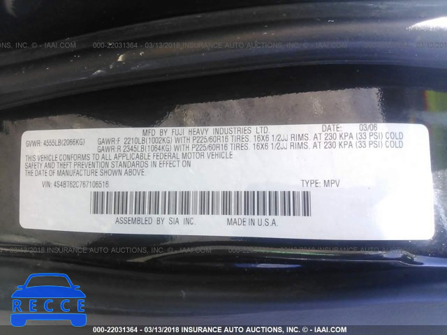 2006 SUBARU BAJA SPORT 4S4BT62C767106516 image 8