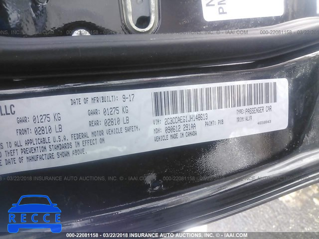 2018 CHRYSLER 300 LIMITED 2C3CCAEG1JH148613 image 8