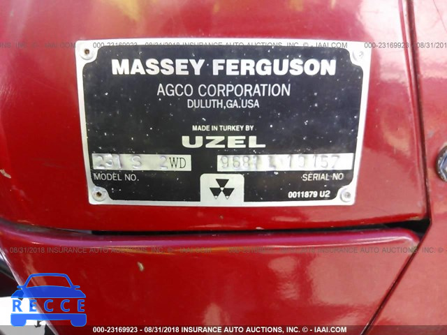 2002 MASSEY FERGUSON 231S 9681L19157 зображення 8