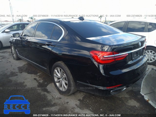 2016 BMW 740 I WBA7E2C50GG547044 image 2