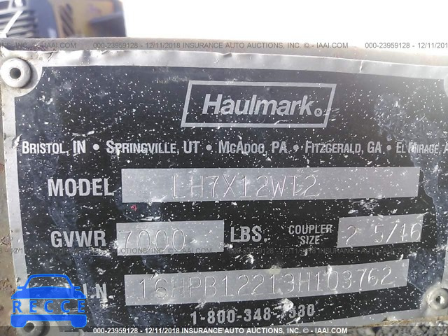 2003 HAUL MARK IND UTILITY 16HPB12213H103762 зображення 8