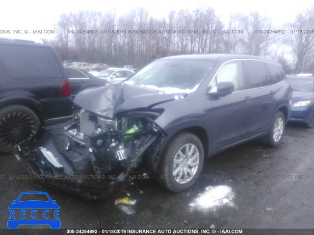 2019 HONDA PILOT LX 5FNYF5H10KB012388 image 1